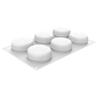 NEVE 110  Форма силіконова 'cніг' ø 70 h 30 мм (6 х 110 мл)