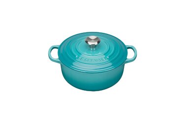 Каструля / жаровня 20 см, бірюзова Le Creuset