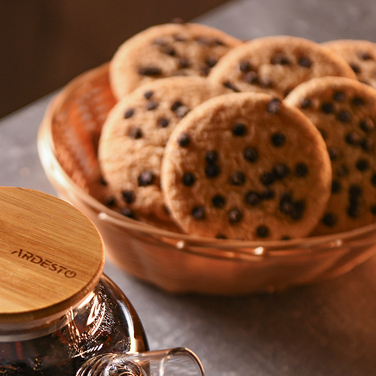 Заварник Ardesto Gemini 600мл, боросиликатное стекло, бамбук, прозрачный