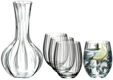 Набор из 4 стаканов Optical O Long Drink и 1 декантера Performance Riedel