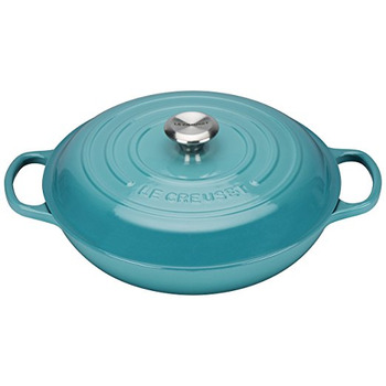 Сковорода-жаровня чавунна 30 см, бірюзовий Le Creuset