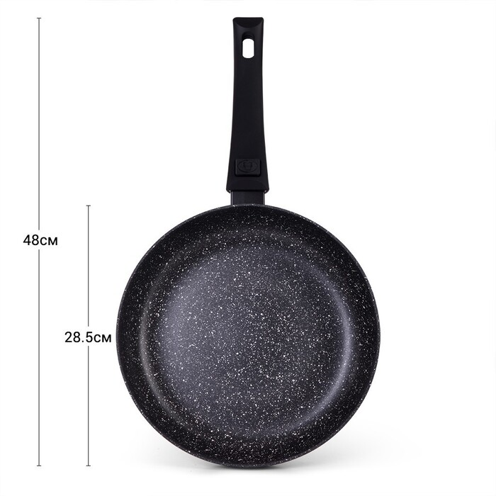 Сковорода для жарки Fissman FIORE 28x5,4 см со съемной ручкой (14295)