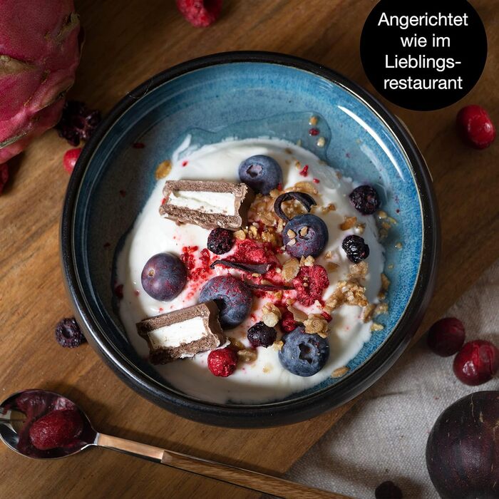 Тарілка обідня Moritz & Moritz SOLID 4 шт. 26 см - Набір тарілок з керамограніту - Набір посуду для сервірування (4 шт. маленькі миски)