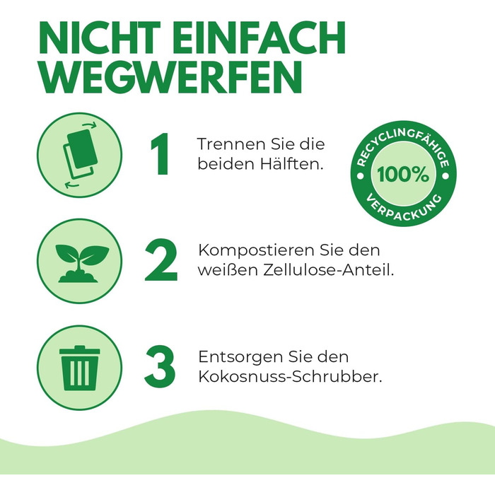 Набор из 12 биоразлагаемых губок для посуды AIRNEX