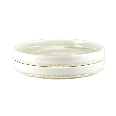 Презентаційна тарілка з бортиком 20.5*h 2.9 см, Terra Porcelain Pearl, GenWare