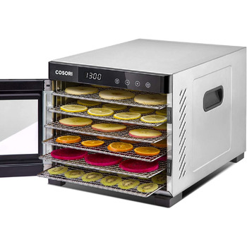 Дегідратор на 6 полиць, 650 Вт COSORI