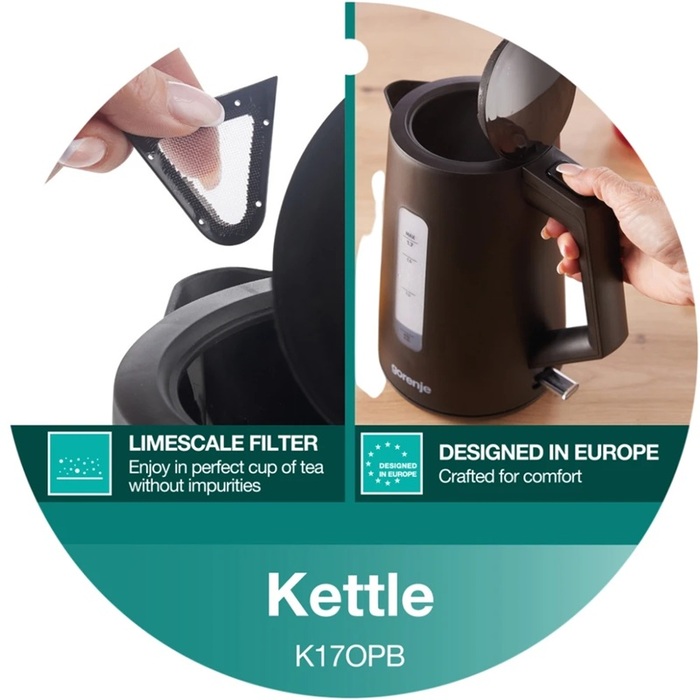 Електрочайник Gorenje K17OPB (7159946)