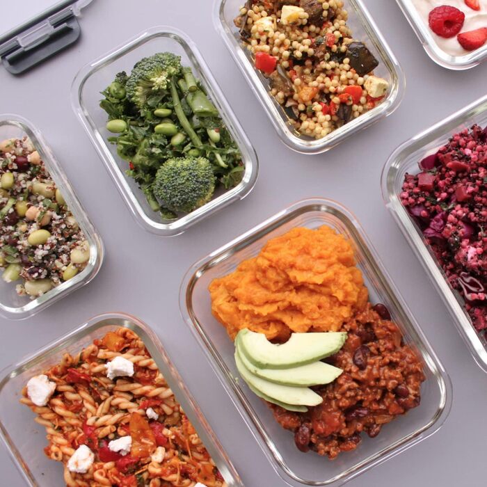 Набор из 10 пищевых контейнеров с крышками GOOD FOR YOU