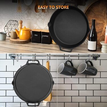 Чавунна сковорода 35 см onlyfire