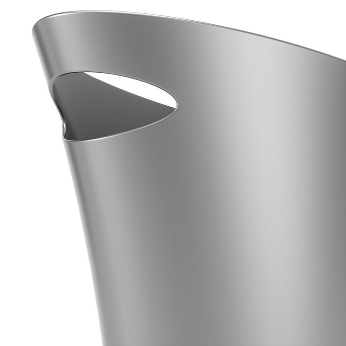 Контейнер для сміття 7,5 л сріблястий Skinny Umbra