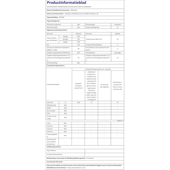 Електричний холодильник на колесах, підходить для повного ящика для напоїв/пива, 12 В та 230 В для автомобіля, вантажівки, човна, автофургона та розетки (33 літри), 48W AC/DC -