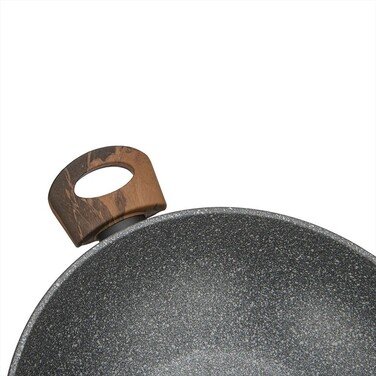 Сковорідка Fissman CAPELLA 28x8,5см / 3,5 л зі скляною кришкою алюміній з антипригарним покриттям (14959)