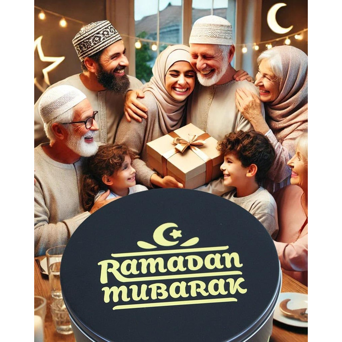 Банки для цукерок KAMACA 1,2 л Набір із 6 банок для цукерок з кришками Герметичний диспенсер для зберігання, придатний для миття в посудомийній машині, у вінтажному стилі для солодощів, кукурудзяних пластівців, печива та іншого (Набір із 3 банок на Рамада