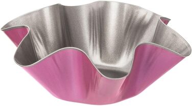 Творча студія Zenker Z7480 Ø 26 см, форма для випічки з плоским дном, кругла форма для торта з антипригарним покриттям, креативна випічка (колір рожевий, сріблястий), кількість (форми для випічки)