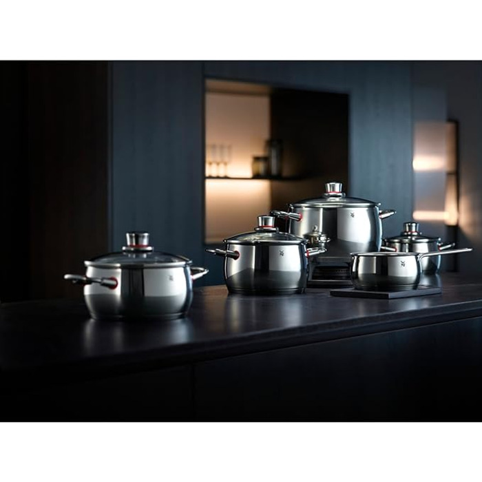 Набір каструль 9 предметів, нержавіюча сталь Quality One WMF