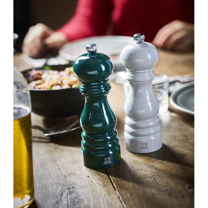 Перцевий млин Париж 18 см - Колекція Paris-rama - Класичне регулювання помелу - Виготовлений з сертифікованої PEFC деревини - Aubergine Pepper Mill