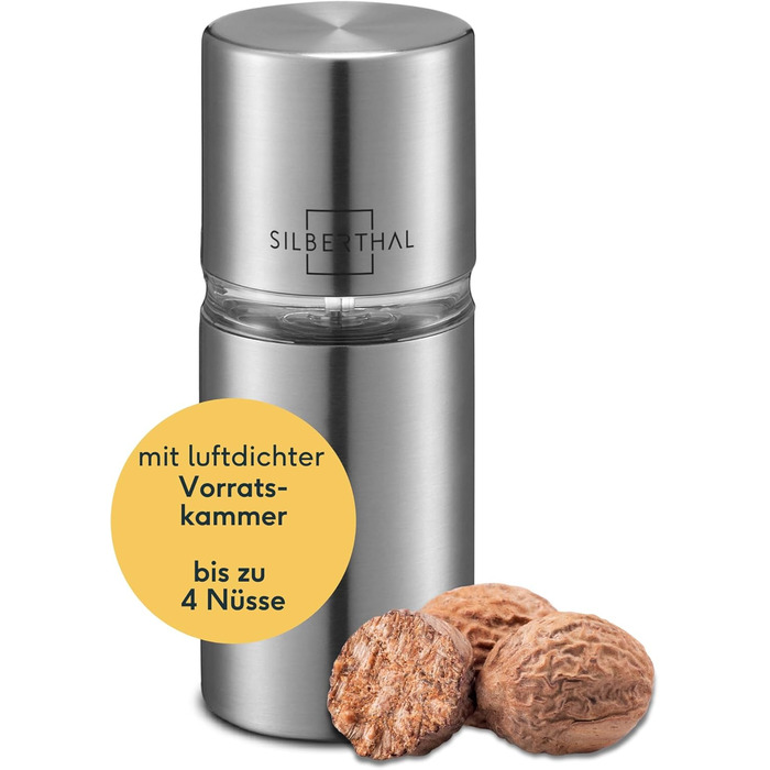 Млин для мускатного горіха для дрібного помелу Silberthal