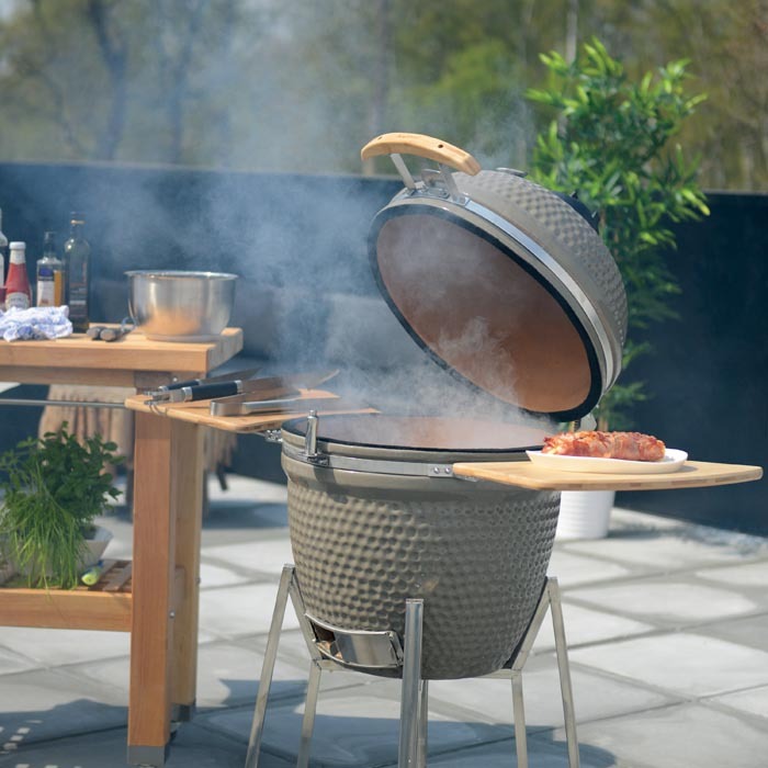 Гриль угольный BergHOFF, керамический, серый