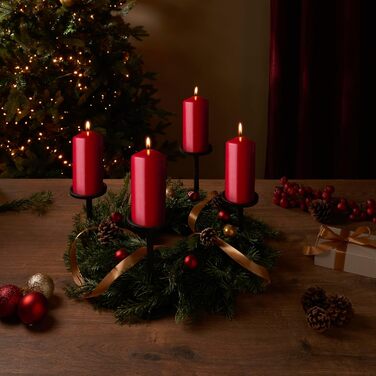 Свічки 4 шт. Bolsius Smooth Pillar