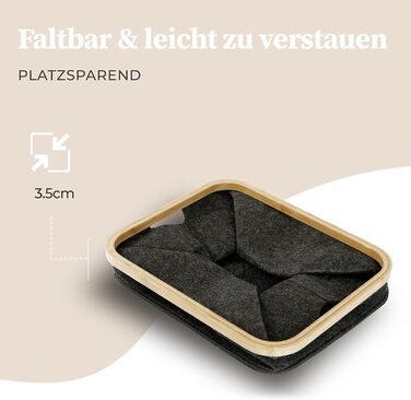 Кошик для зберігання 40 л Кошики, сумісні з IKEA KALLAX Shelf - Кошик для зберігання деревини Small Anthracite - Коробка для зберігання Полиця Кошик для зберігання - Паперовий ящик Кошик з фетру Складний кошик для білизни 40 л Фетр темно-сірий