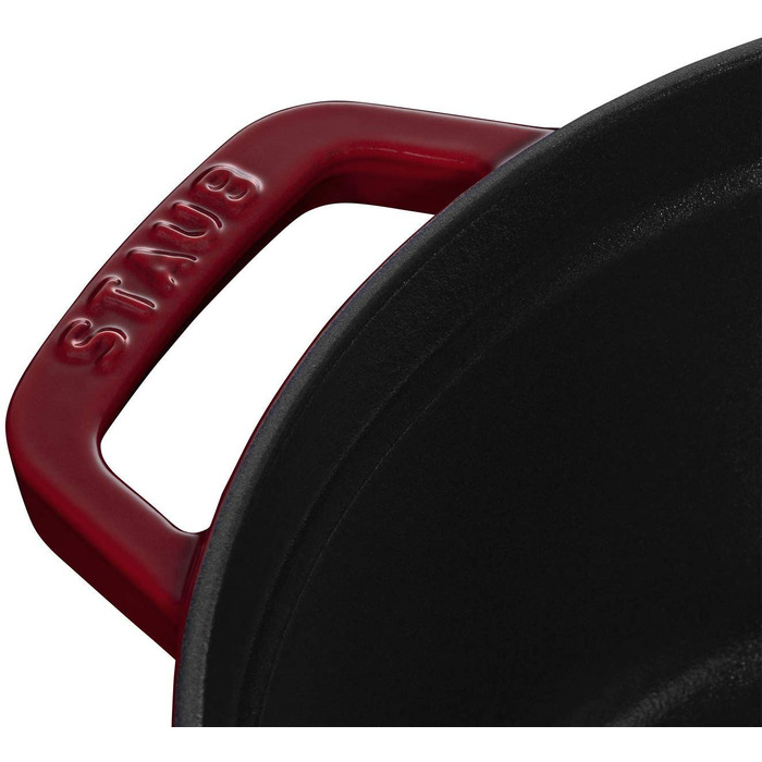 Кокот круглый 26 см, 4,7 л бордо Staub