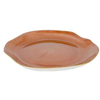 Тарелка мелка Lubiana Stone age decor 25 см кирпичная 4636-6630M