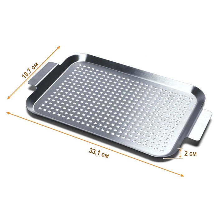 Перфорований вок-деко 33,1 x 2 x 18,7 см GRILLI 777637 Код: 013400