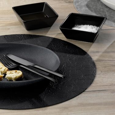 Набір мисок kela Philipa, 4 предмети, порцеляна, білий, основа з бамбука, квадрат, 12261