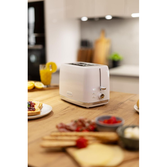 Gorenje Тостер, 850Вт, пластик/металл, белый