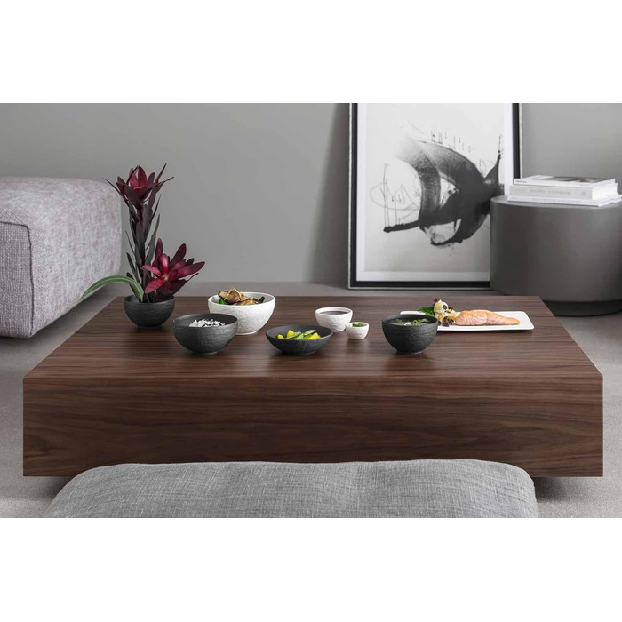 Стаканчик для яєць Manufacture Rock Blanc, придатний для миття в посудомийній машині, матовий шиферний вигляд, сучасний дизайн, можна використовувати як чарку/шніцглас, преміум-порцеляна (білий, 6 шт. (упаковка з 1))