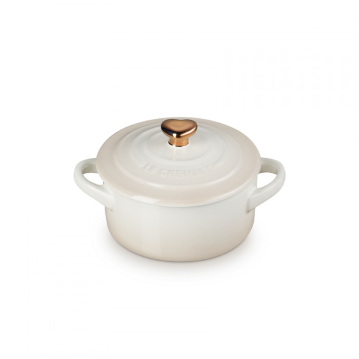 Мини-кокотница с крышкой 0,25 л Heart Le Creuset