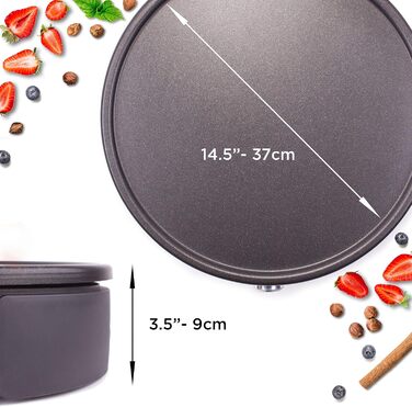 Млинниця електрична 37 см Duronic