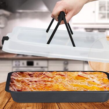 Форма для випікання 3-в-1 з кришкою 40,5x32,5 см Relaxdays