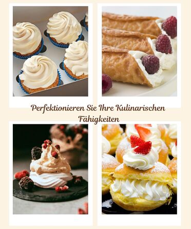 Диспенсер для вершків з 3 декоративними насадками 500 мл Runesol