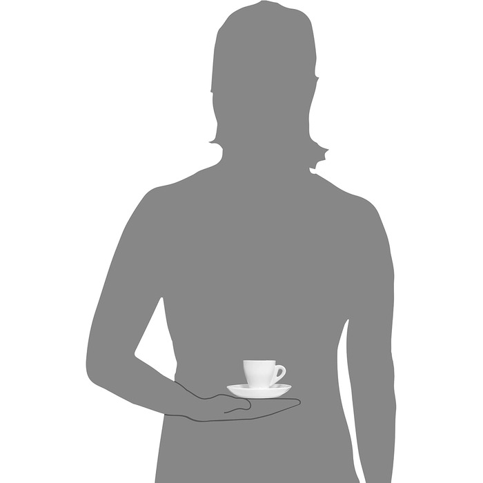 Набір чашок для еспресо з блюдцями на 6 персон, 12 предметів New Port Sänger