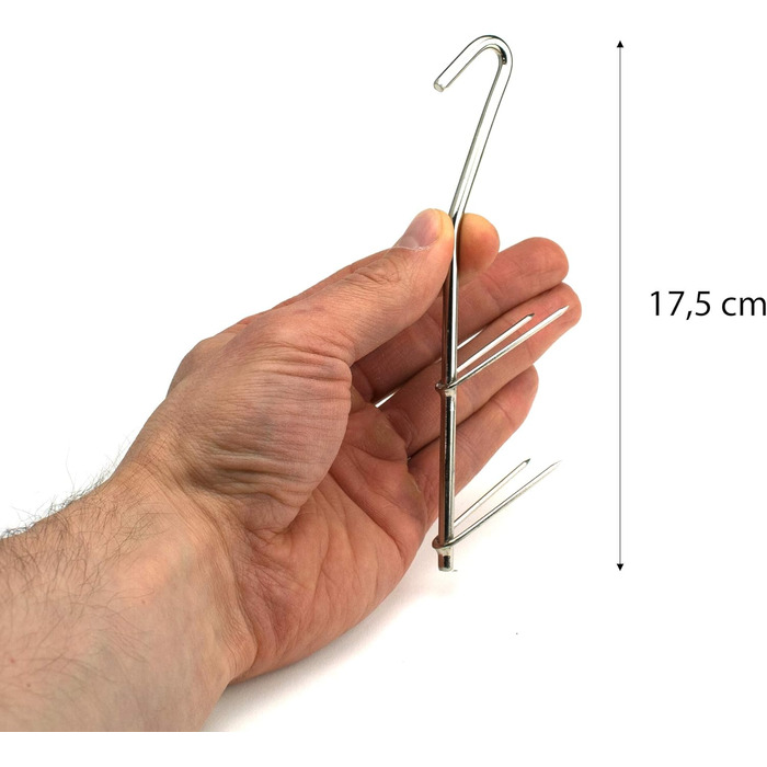 Набір гачків для копчення 6 предметів 17,5 см Zite