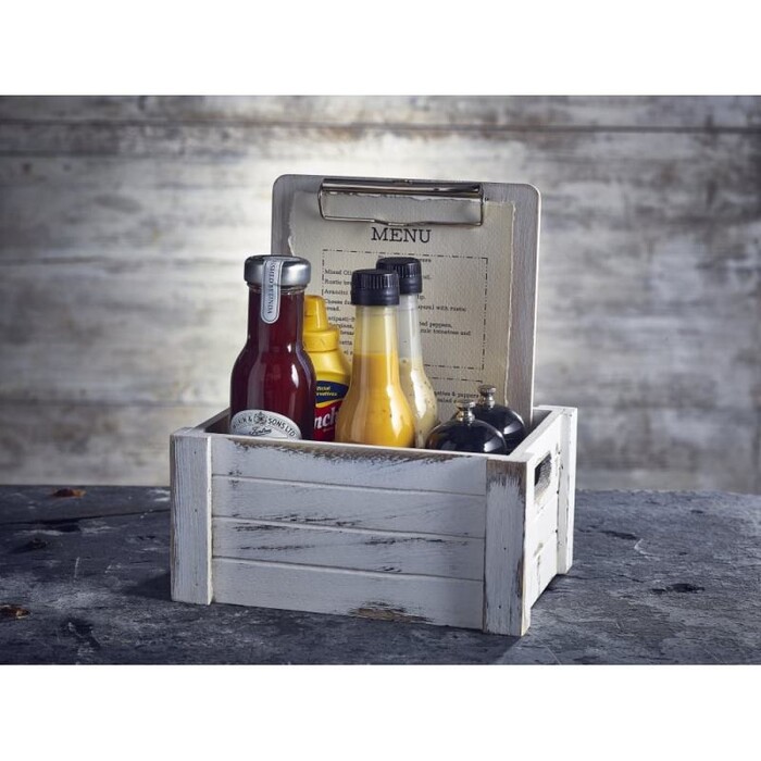 Ящик белый деревянный 22.8x16.5x11 см, GenWare