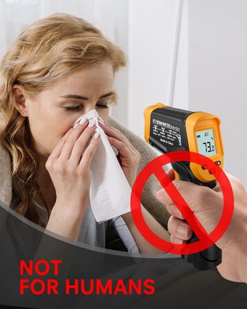 Інфрачервоний термометр від 50 до 600 C з термометром для м'яса eventek