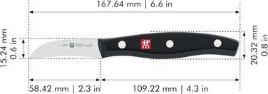 Нож для чистки овощей 6 см Twin Signature Zwilling