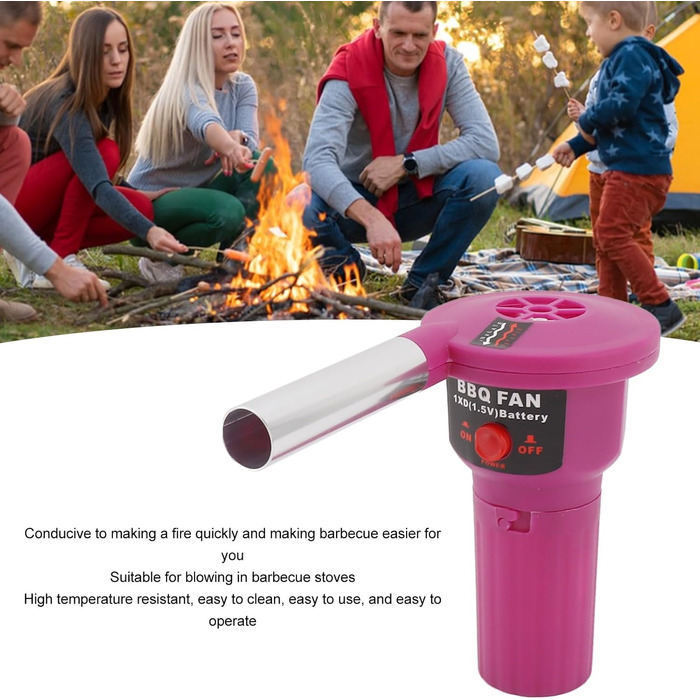 Портативний вентилятор для барбекю Fockety