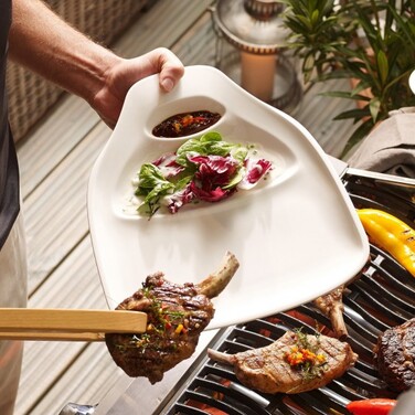 Тарілка для стейка L 30 х 29 см набір 2 предмета BBQ Passion Villeroy & Boch
