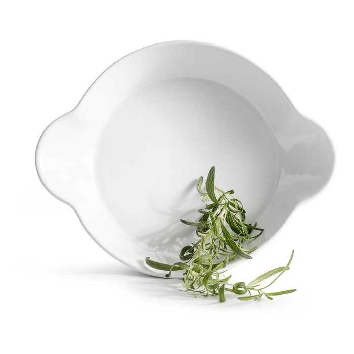 Форма для випічки кругла 23 x 28,5 х 5,55 см, біла Sagaform