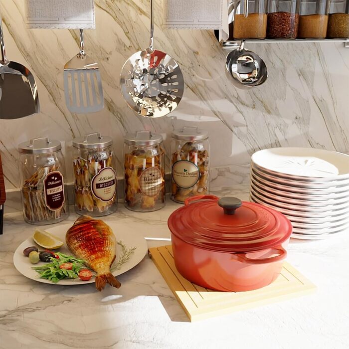 Бамбукова підставка під гаряче 2 шт TARUNMO