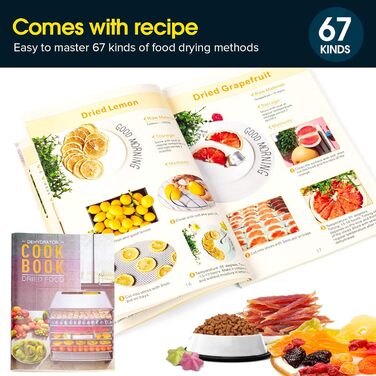 Дегідратор на 12 полиць, 800 Вт Kwasyo