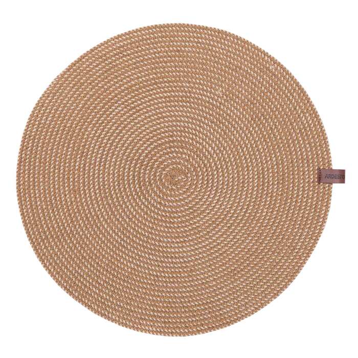 ARDESTO Килимок сервірувальний, 38см, поліестер, паперовий шпагат, кругла