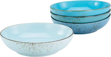 Набір керамічних мисок, 4 предмети, блакитний Aqua Nature Collection Creatable