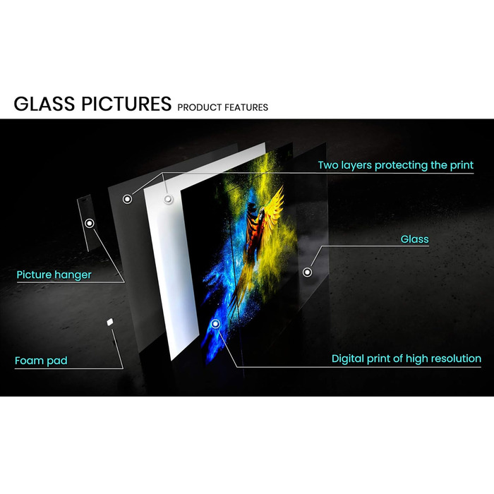 Настінні картини декор вітальні бочка з алкоголем пляшка напій картини на склі 120x80 см скляна картина спальня декор кухні настінне мистецтво друк мистецтва великий XXL настінна декорація картина зі скла сучасний GAA120x80-2238 120L x 80B см