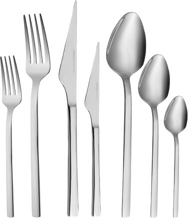 Набір столових приборів Karaca Sedir Elegance на 12 персон, 84 предмети - Високоякісні столові прибори з нержавіючої сталі 18/10