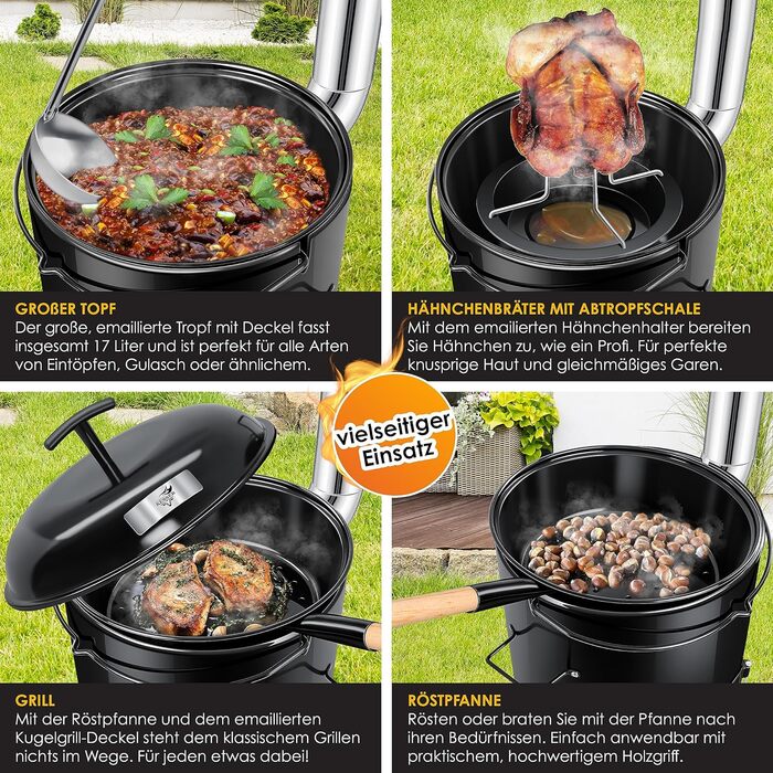 Печь для тушения с функцией гриля KESSER