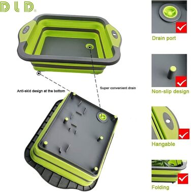 Складана обробна дошка 42,4 х 31 см D L D